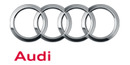 Logo AUDI AG in Ingolstadt, Donau
